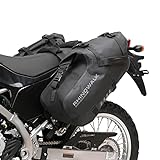 Rhinowalk Motorcycle Saddle Bags Waterproof Anti-Vibration Motor Side Bags Shoulder Bag Motorbike Panniers 18L(9L*2) for most Adventure and Sport Bike Motorcycle Racks, 1 Pair