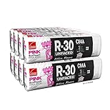 Owens Corning R-30 Unfaced 16 by 48 Fiberglass Batt Insulation Fits 2x10 Floor or Attic a Total of 8 Bags and Square Footage of 426.64 FT