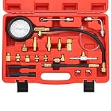 ATPEAM 0-140 PSI Fuel Injector Injection Pump Pressure Tester Gauge Kit TU-114 Fuel Pressure Tester Kit Gas Oil Pressure Tools for Car Motorcycle Truck