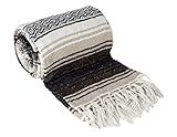 Canyon Creek Authentic Mexican Yoga Falsa Blanket (Light Brown)