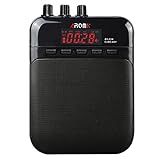 Guitar Amp/Amplifier, for Electric and Acoustic Guitars 5W Portable with Recording, Playback Functions Rechargeable Easy to Carry.