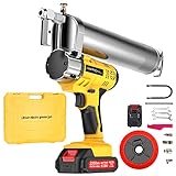 ARTCYL Cordless Electric Grease Guns, 20V Professional 10000 Psi High-Pressure Grease Gun with 2 Battery