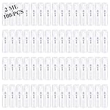 Csdtylh Mini Spray Bottles 100PCS 2ML Refillable Empty Clear Plastic Spray Bottles Perfume Mouthwash Atomizer Small Travel Size Aerosol Spray Bottle for Cleaning,Essential Oils,Toiletry