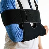 FlexGuard Support - Lightweight Arm Sling, Shoulder Immobilizer for Pain Relief, Large
