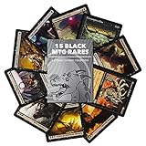 Magic The Gathering Black Rares Booster Pack - 15 Black Rare MTG Cards Gift Set - Zombies, Skeletons, Spells - High-Value Black Cards Box to Power Up Your Magic Deck - No Duplicates, No Commons