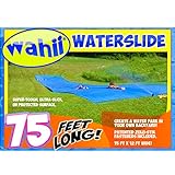 Wahii WaterSlide 75 x 12 - Includes 2 Inflatable Riders, Fastener Kit - World's Biggest Backyard Lawn Water Slide - Classic Since 2009 - Teens and Adult Water Slide