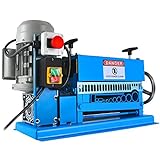 Happybuy Wire Stripping Machine DA 0.06 inch -1.5 inch,Wire Stripper Machine 11 Channels 10 Blades, Automatic Wire Stripping Tool with Manual Hand Cranked Industrial for Recycling Copper Wire