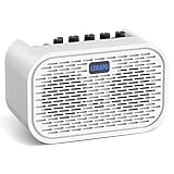 LEKATO Mini Guitar Amp, Rechargeable Guitar Amp 10W, Clean, Distortion, Delay, Three-Band EQ, Gain Control, Bluetooth Electric Guitar Amp Portable for Travel, Indoor Practice
