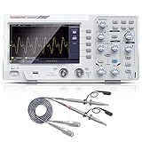HANMATEK 110mhz Bandwidth DOS1102 Digital Oscilloscope with 2 Channels and Screen 7 inch / 18 cm, TFT-LCD Display, Portable Professional Oscilloscope Kit with 500 MS/s *2 Sampling Rate
