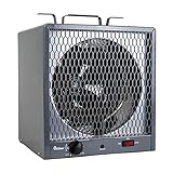 Dr. Infrared Heater 5600W Garage Workshop Portable Industrial Space Heater, Gray