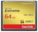 SanDisk 64GB Extreme CompactFlash Memory Card UDMA 7 Speed Up To 120MB/s - SDCFXSB-064G-G46