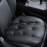 Big Ant Leather Seat Pad Soft Car Seat Cushion Comfort Removable Seat Protector for Car Office Home Use Four Seasons General 1pc(Black)