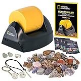 NATIONAL GEOGRAPHIC Starter Rock Tumbling Kit - Durable Leak-Proof Rock Polisher for Kids - Complete Geology Hobby Science Kit, Rocks and Crystals for Kids, A Great STEM Activity