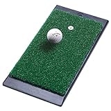 Callaway FT Launch Zone Golf Hitting Mat with Rubber Backing Golf Putting Mat,Green
