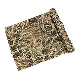 AUSCAMOTEK 300d Duck Blind Material Camo Netting for Goose Hunting Camouflage Net Boat Blinds Mats Dry Grass 5ftX10ft