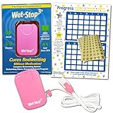 Wet-Stop 3 Pink Bedwetting Enuresis Alarm with Loud Sound and Strong Vibration for Boys or Girls, Proven Solutions for Bedwetters