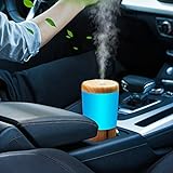 One Fire Car Diffusers for Essential Oils, Portable Diffuser for Essential Oils, Usb Car Essential Oil Diffuser for Car Office,Car Oil Diffusers 7 Color, Car Humidifier Essential Oil Diffuser with Oil