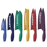 Cuisinart C55-12PCKSAM 12 Piece Color Knife Set with Blade Guards (6 knives and 6 knife covers), Jewel - Amazon Exclusive