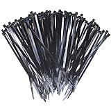 TANG Sunshades Depot 100 Pieces 8 inch Zipties for Artificial Faux Ivy Privacy Fence Screen Leaf Vine Decoration Panel