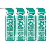 iDuster Compressed Canned Air Duster - 4 PCS Disposable Compressed Air Duster Can Cleaning for Computer,Keyboard, Jewelry, Car and Cellphone, 10oz