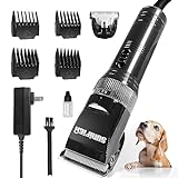 Sunifier Professional Dog Grooming Clippers for Thick Coat - Sheep Shears for Dogs with Thick Hair – Pet Grooming Clippers for Cats, Sheeps, Horse (Black)