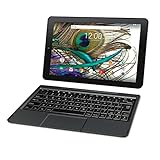 RCA Viking Pro 10' 2-in-1 Tablet 32GB Quad Core Charcoal Laptop Computer with Touchscreen and Detachable Keyboard Android 6.0