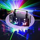 U`King Party Lights 9 Lens DJ Disco Ball RGB LED Stage Lighting with Sound Activated and Remote Control for Parties Birthday Wedding Karaoke Bar Stage Live Show…