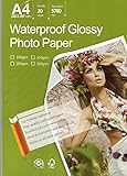 Great Premium Quality Photo Glossy White Paper 8.3'x11.7' A4 Size 20 sheets weight 200gsm. Dries Quickly Excellent Price Much better finish colors Best Look Pictures print for all inkjet printer