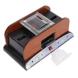 Dioche Automatic Card Shuffler, Automatic Battery Operated 2-Deck for Blackjack, Poker; Quiet, Easy to Use - Great for Home & Tournament Use for Classic Poker & Trading Card Games