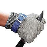 SUJAYU Cutting Gloves Cut Resistant Gloves, Level 9 Cut Proof Gloves Cut Resistant Work Gloves, Kitchen Gloves for Cutting (XL)