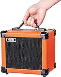 OBB Dual-Powered Bluetooth Guitar Amp, Portable Electric Guitar Amplifier with 10W Speaker, Guitar Amplifier Includes Gain/Bass/Treble knob