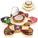 CoralBeau Makeup Kit for Teenagers, Makeup Pallets for Women, Eye Shadow Palette Makeup for Teen Girls Makeup Gift Set, Adult Eyeshadow Palette for Beginner, Flower Shaped Colorful Eyeshadow Palette