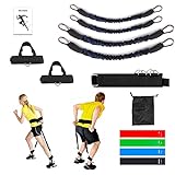 Vertical Jump Trainer Equipment Leg Strength Resistance Training Bands Set for Speed and Agility Squat Training, Bounce Trainer for Boxing (B)