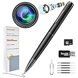 2024 Upgraded Pen Mini Camera Spy Camera 64GB Hidden Camera with FHD 1080P, Nanny Cam,Body Camera for Home Security or Classroom Learning