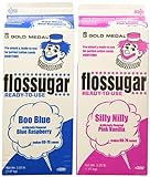 Cotton Candy Floss Sugar -2pk Cotton Candy Floss Sugar 2 Pack (Pink Vanilla and Blue) Brand Name Eco Craft Stix