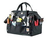 Carhartt Onsite Tool Bag, Durable Water-Resistant, Tool Storage Bag, Heavyweight, 14-Inch, Black