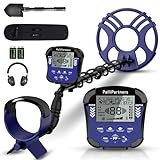 Metal Detector for Adults Waterproof - Professional Higher Accuracy Gold Detector with LCD Display，5 Mode，Advanced DSP Chip 12' Coil Metal Detectors（970-Purple）
