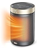 Dreo Space Heater, Portable Electric Heaters for Indoor Use with Thermostat, Digital Display, 1-12H Timer, Eco Mode and Fan Mode, 1500W PTC Ceramic Fast Safety Heat for Office Bedroom Home