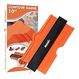 MUTANO Contour Gauge Woodworking Tools - Angle Finder with Lock - Gadgets for Home - Wood Working Tools and Equipment Tools for Men DIY - Construction Tools