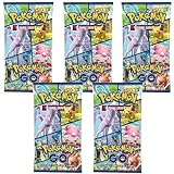 Pokemon TCG: Sword & Shield GO 5 Booster Packs, English, Collectible Trading Card Game Gift for Ages 6+ Boys and Girls, Bundle of Five
