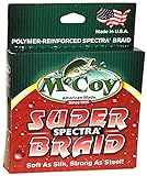 McCoy Fishing Super Spectra Braid Fishing Line, Mean Green, 150-Yard/10-Pound