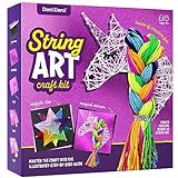 Dan&Darci Art Craft Kit for Kids - Unicorn & Star String Art Set for Girls & Boys Ages 8-12 - Arts and Crafts Gifts