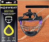 Softball Fielding Mask Defensive Sweat Liner - Face Guard by NoSweat Patented Technology (3)