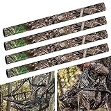 GJL Tree Stand Rail Pads Replacement Shooting Rail Pads Waterproof Camo Treestand Shooting Rail Padding Tree Stand Rail Covers for Tripod Deer Stand Treestand Ladder, Quiet & Easy to Disguise (4 PCS)
