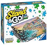 Ravensburger Stand & Go Jigsaw Puzzle Accessory for Adults 16529—Sturdy and Easy to Use Stand for Puzzles up to 27 x 20 Inches, Black