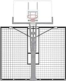 KATOP Heavy Duty Basketball Yard Guard Defensive Net System 12FT x 10FT, UV-Resistant Basketball Barrier Net,Fits Any 5'x 5', 6'x 6' Hoop Poles