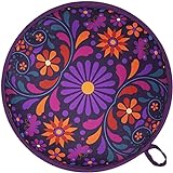 Sophix Tortilla Warmer Pouch - 12-Inch Large Size - This Thermal Insulated Fabric Holder Keeps Tortillas, Naan Bread, and Pizza Rolls Warm for up to One Hour | Two-Sided (Flower Design)