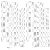 Triton Products (4) White (4) HDF Pegboards, 4 Count
