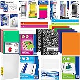 OMURA Learning | 70-PCS Essentials Back to School Bundle Kit with Retails Value over $179.99 | For Middle/High School