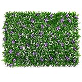 DOEWORKS Expandable Fence Privacy Screen for Balcony Patio Outdoor, Faux Ivy Fencing Panel for Backdrop Garden Backyard Home Decorations - 2PACK